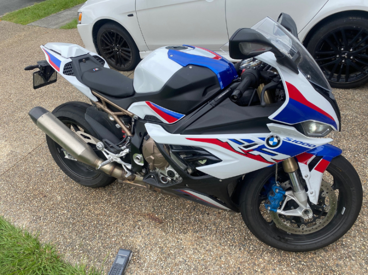 a Motorcycle Roadworthy Safety Certificate McDowall performed at a customers home, paved surface