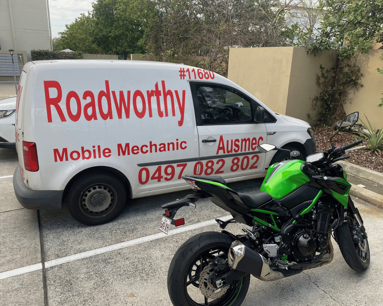 Mobile Motorcycle Roadworthy